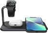 ZENS Dual & Apple Watch Aluminium kabelloses Ladegerät 10 W Schwarz