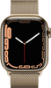 Apple Watch Series 7 4G 41 mm Gold Edelstahl Milanaise Armband