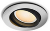 Philips Hue Milliskin Einbaustrahler White Ambiance Rund Aluminium