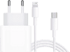Apple USB-C-Ladegerät 20 W + Lightning-Kabel 1 m Kunststoff Weiß
