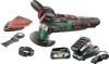 Bosch AdvancedMulti 18 + Bosch 18V 2,5-Ah-Akku (2x) und Ladegerät