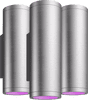 Philips Hue Appear Wall Lamp White and Color - Stainless Steel 3-Pack