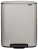 Brabantia Bo Mülleimer 60 Liter Soft Grey