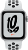 Apple Watch Nike SE 40mm Silber Aluminium Weißes Sportarmband