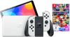 Nintendo Switch OLED White + Mario Kart 8 Deluxe