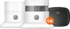 KlikAanKlikUit ZSDR-850 (3 Jahre) 4er-Pack + Kohlenmonoxidmelder + Smart Bridge
