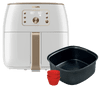 Philips Airfryer XXL Smart Sensing Premium White HD9870/20 + Baking Pan