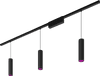 Philips Hue Perifo Rail Lighting Ceiling - 3 Pedant Lamps - White and Color - Black