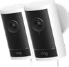 Ring Outdoor Camera Pro Stecker Weiß Doppelpack