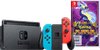 Nintendo Switch Rot/Blau + Pokémon Purpur