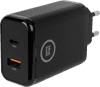 BlueBuilt Power Delivery and Quick Charge Charger with 2 USB Ports 20W Black