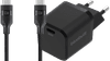 BlueBuilt Power-Delivery-Ladegerät 30 W + USB-C-Kabel 1,5 m Nylon Schwarz