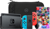 Nintendo Switch Red/Blue + Mario Kart 8 Deluxe + BlueBuilt Travel Case