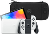 Nintendo Switch OLED Weiß + Bluebuilt Schutzhülle