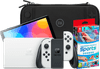 Nintendo Switch OLED Weiß + Nintendo Switch Sports + BlueBuilt Schutzhülle