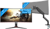 AOC CU34G2XP/BK + BlueBuilt Monitorhalterung Mechanische Feder für 1 Ultrawide-Monitor