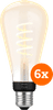 Philips Hue Filament White Ambiance Edison XL 6-pack