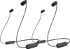 Sony WI-C100 Schwarz Doppelpack
