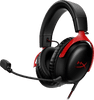 HyperX Cloud III Wired Gaming Headset - Schwarz/Rot (PC, PS5, Xbox Series X/S)