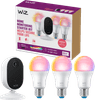 WiZ Home Monitoring Starter Kit - 3 Smart Lights + IP Camera