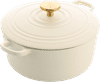 BK Bourgogne Bräter 24 cm Cream White