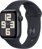 Apple Watch SE (2022) 40 mm Mitternacht Aluminium Sportarmband S/M