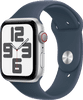 Apple Watch SE (2022) 4G 44 mm Silber Aluminium Sportarmband S/M