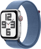 Apple Watch SE (2022) 4G 44mm Silver Aluminum Sport Watch Strap