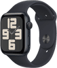 Apple Watch SE (2022) 44mm Midnight Aluminum Sport Band S/M
