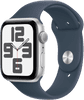 Apple Watch SE (2022) 44 mm Silber Aluminium Sportarmband M/L