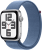 Apple Watch SE (2022) 44mm Silver Aluminum Sport Watch Strap