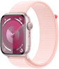 Apple Watch Series 9 45mm Pink Aluminum Sport Watch Strap