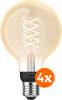 Philips Hue Filament Light White Globe E27 4-pack