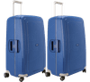 Samsonite S'Cure Spinner 75 cm Doppelpack Dark Blue