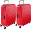 Samsonite S'Cure Spinner 55 cm Crimson Red Duo Kofferset