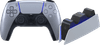 Sony PlayStation 5 DualSense Wireless Controller Sterling Silver + BlueBuilt Charging Dock