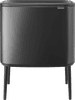 Brabantia Bo Touch Bin 11L + 23L Confident Gray
