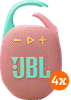 JBL Clip 5 Rosa 4er-Pack