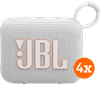 JBL Go 4 Weiß 4er-Pack