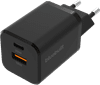 BlueBuilt Power-Delivery- und Quick-Charge-Ladegerät mit 2 USB-Anschlüssen 38 W Schwarz