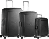 Samsonite S'cure Spinner 75cm + 55cm + 69cm Black Suitcase Set