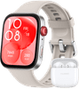Huawei Watch Fit 3 Silver/White and Freebuds SE 2