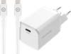 BlueBuilt Power Delivery Universal Charger 65W + USB-C Charging Cable (2m) White