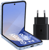 Samsung Galaxy Z Flip 6 256GB Blue 5G + Samsung Charger 25W Black