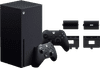 Xbox Series X + Second Controller Black + BlueBuilt Rechargeable Batteries