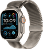 Apple Watch Ultra 2 4G 49 mm Silber Milanaise Armband M