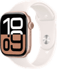Apple Watch Series 10 46 mm Roségold Sportarmband M/L