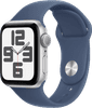 Apple Watch SE 2024 40mm Silver Sport Band S/M