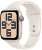 Apple Watch SE 2024 4G 44mm Starlight Sport Band S/M