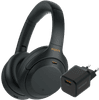 Sony WH-1000XM4 Black + BlueBuilt Quick Charge Charger with USB-A Port 18W Black
